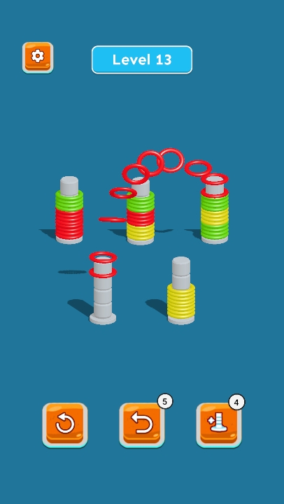 Color Hoop Slinky Sort 3D apk download latest version  1.0 screenshot 2