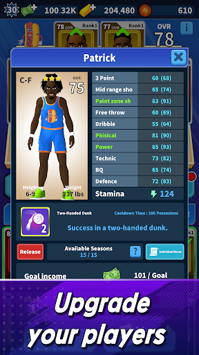 Basketball Manager 2024 Mod Apk Unlimited Money and Gems  1.0.13 screenshot 1