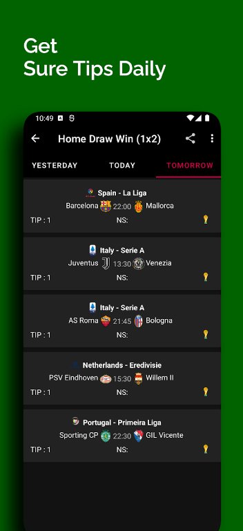 Sure Betting Predictions App Download for Android  2.0.7 screenshot 1
