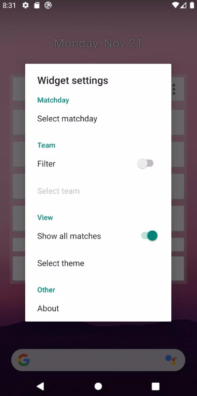 Widget for World Cup app for android download  1.1.7 screenshot 1