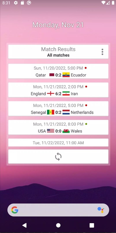 Widget for World Cup app for android download  1.1.7 screenshot 3