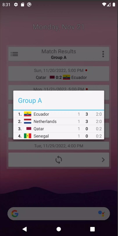 Widget for World Cup app for android download  1.1.7 screenshot 4