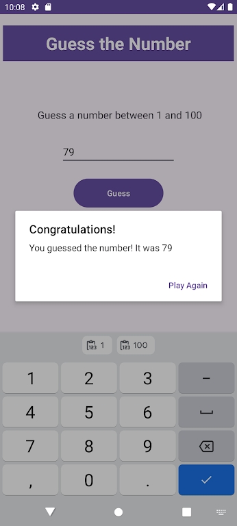 Guess the Number game download latest version  1.0 screenshot 3