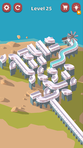 Aqua Flow Rotate Puzzle apk download latest version  3.0.0 screenshot 3