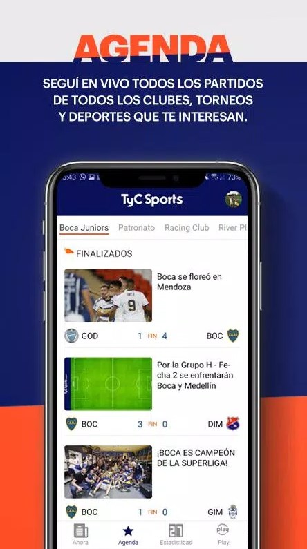 TyC Sports app for android download  5.10.22 screenshot 2