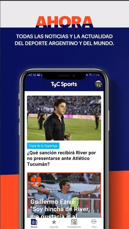 TyC Sports app for android download  5.10.22 screenshot 4
