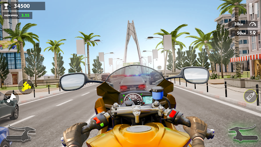 Traffic Bike Racing Bike Game mod apk latest version  1.9 screenshot 1