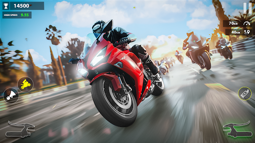 Traffic Bike Racing Bike Game mod apk latest version  1.9 screenshot 5