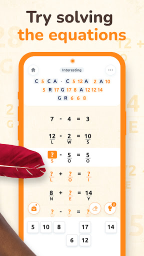 Letter Math Cross Logic Puzzle apk download for android  1.0 screenshot 2