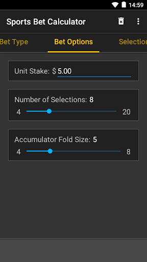 Sports Bet Calculator app free download latest version  4.3.3 screenshot 2
