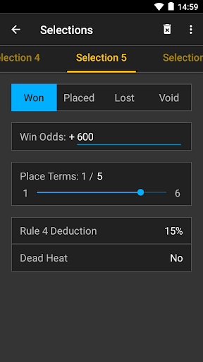 Sports Bet Calculator app free download latest version  4.3.3 screenshot 5