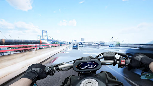 Traffic Moto Bike Rider City mod apk latest version  1.0.1 screenshot 2
