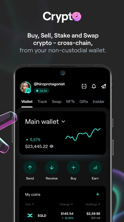 Kcash Coin Wallet App Free Download  1.0 screenshot 2