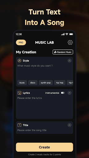 MusicLab AI Music Generator App Download for Android  1.0.2 screenshot 4