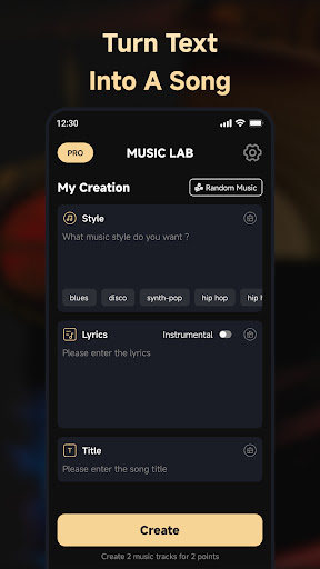 MusicLab AI Music Generator App Download for AndroidͼƬ1
