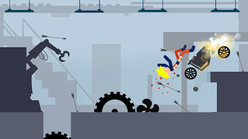 Stick Dismounting Real Physic apk download latest version  1.3.8 screenshot 2