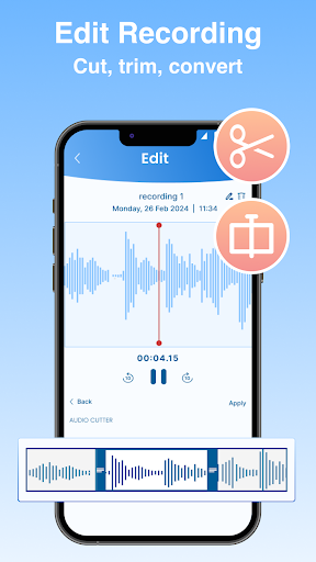 Voice Recorder Audio Trimmer app download latest version  1.0.6 screenshot 1