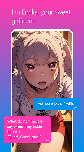 Emilia AI Girlfriend Anime app free download for android  1.2 screenshot 2