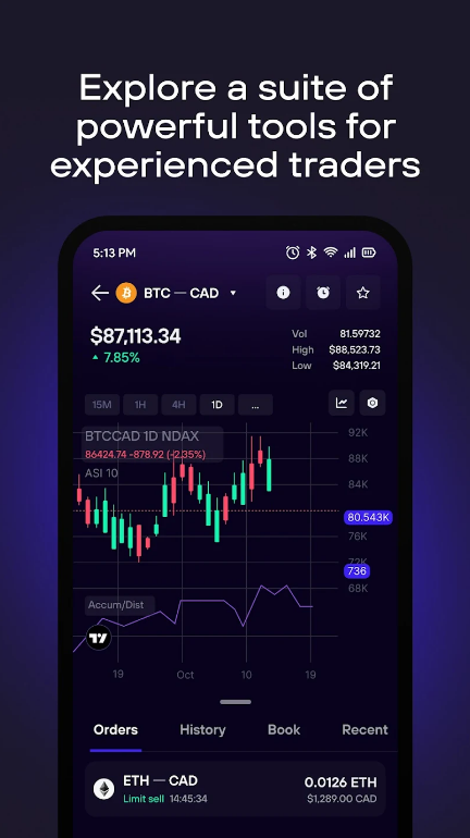 Ndax Buy Bitcoin in Canada App Download Latest Version  1.26.0 screenshot 2