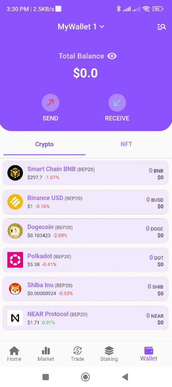 Dex Crypto Wallet & Exchange App Download for Android  1.3.1 screenshot 4