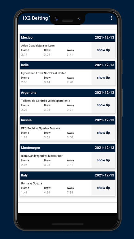 1X2 Football Prediction App Free download  3.2.4 screenshot 4