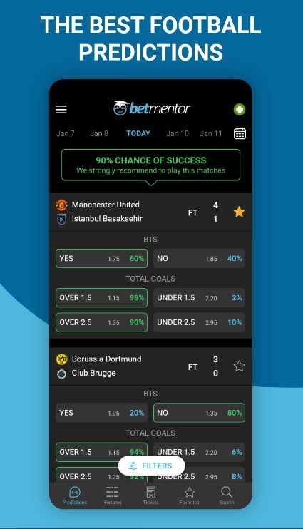 BetMentor Betting Tips app for android download   1.8.24 screenshot 2