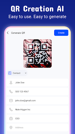 AI QRcode Smart QR Generator android apk latest version  1.1.4_20240601 screenshot 4