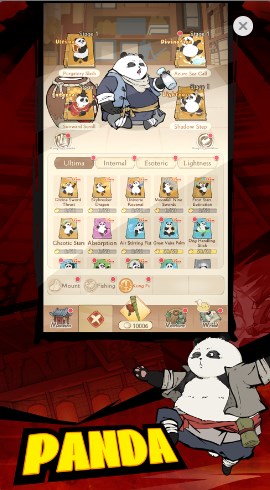 legend of panda mod apk unlimited money and gems  v1.0 screenshot 3