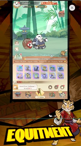 legend of panda mod apk unlimited money and gems  v1.0 screenshot 4