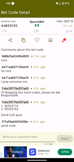 Sure Bet Codes App Free Download Latest VersionͼƬ1