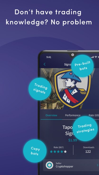 Cryptohopper Crypto Traden app for android download  2.6.2 screenshot 4
