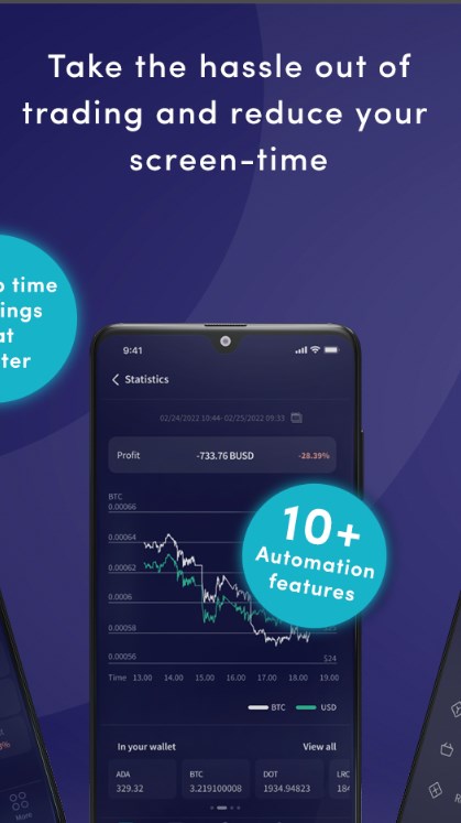 Cryptohopper Crypto Traden app for android download  2.6.2 screenshot 2