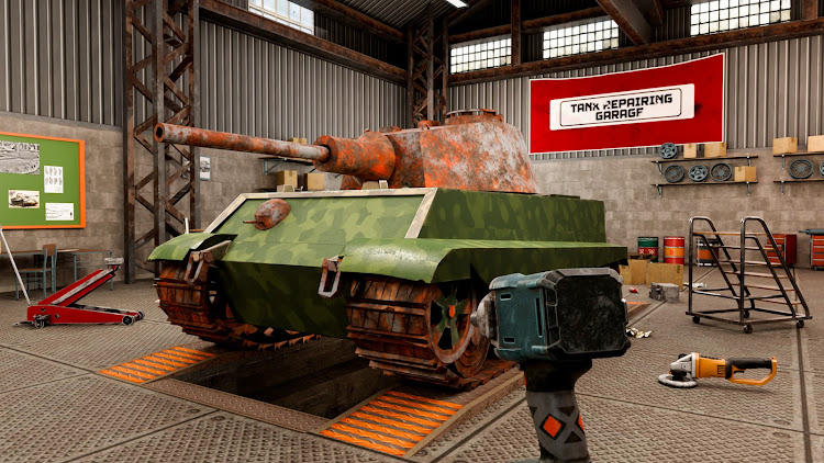 Tank Mechanic Simulator Games apk download for Android  v1.0 screenshot 2