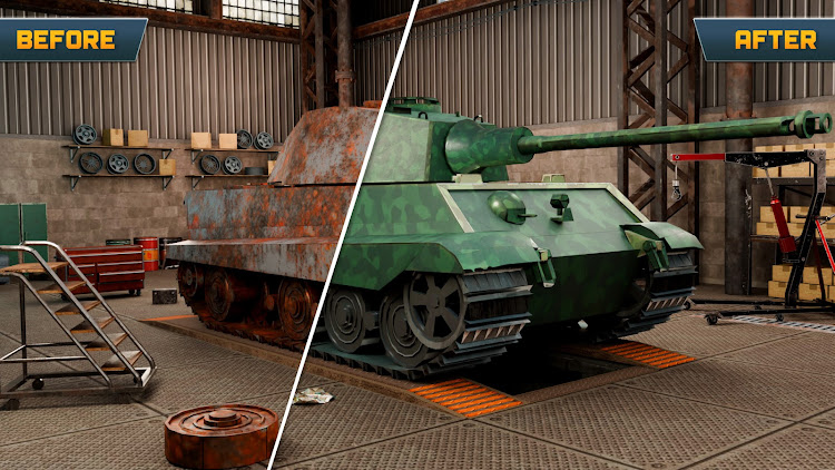 Tank Mechanic Simulator Games apk download for Android  v1.0 screenshot 4