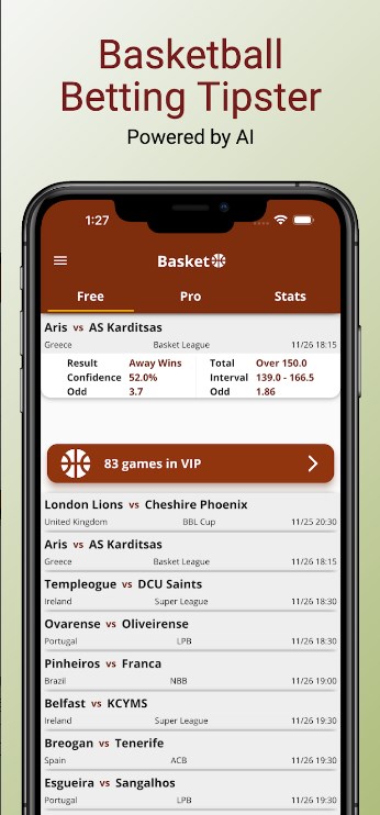 AI Basketball Betting Tipster Apk Free Download for Android  1.4.37 screenshot 2