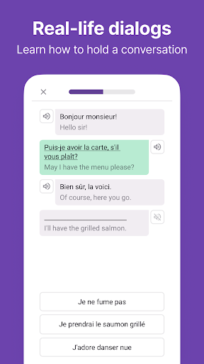 Learn French speak fluently app free download latest version  1.6.5 screenshot 1