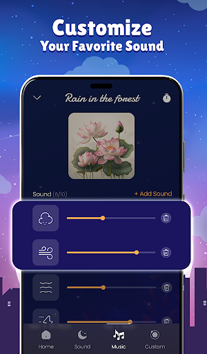 Relax Rain Sleep Sound app free download latest version  1.0.1 screenshot 1