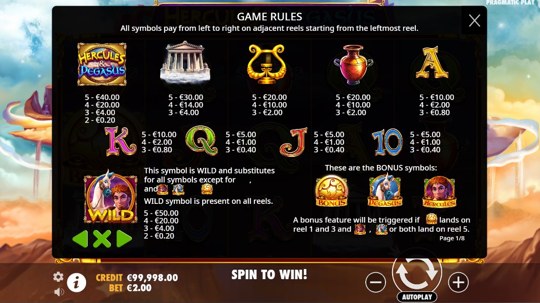 Hercules and Pegasus slot apk download for android  1.0.0 screenshot 4