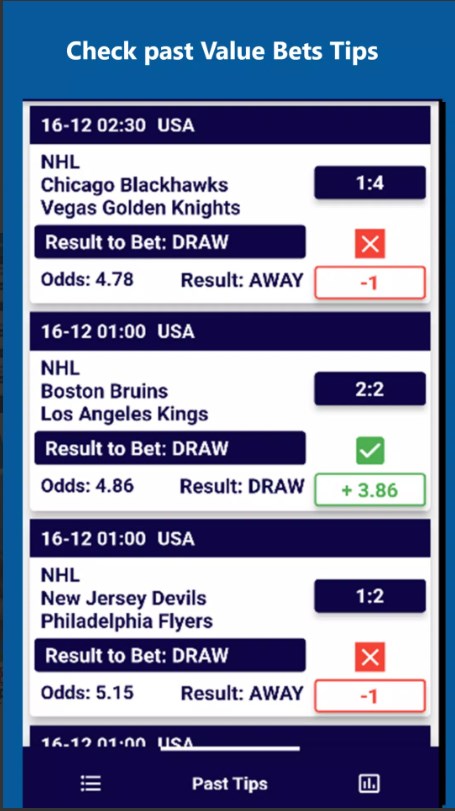 Hockey Betting Tips Draw Bets Free Download for Android  1.0.4 screenshot 4