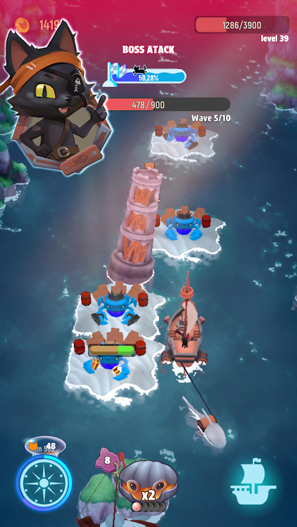 Meow Pirates Idle Adventure apk download latest version  1.0.2 screenshot 4