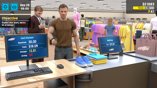 Clothing Store Simulator mod apk unlimited everything no ads  1.16 screenshot 1