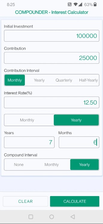 Compound Interest Calculator apk latest version  4.1 screenshot 2