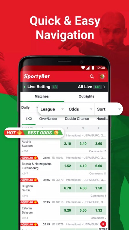SportyBet Sports Betting apk latest version  1.21.91 screenshot 2