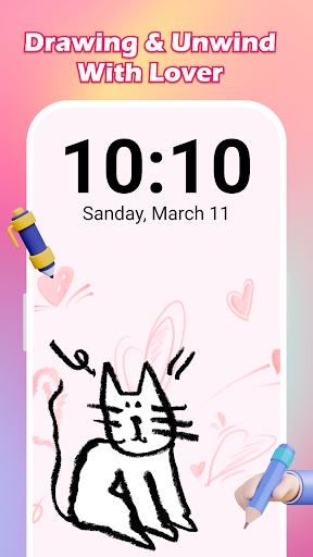 Draw Love Lockscreen Drawing app free download for android  1.0.1 screenshot 2