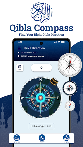 Qibla Direction & Prayer Times apk free download  1.0.6 screenshot 4