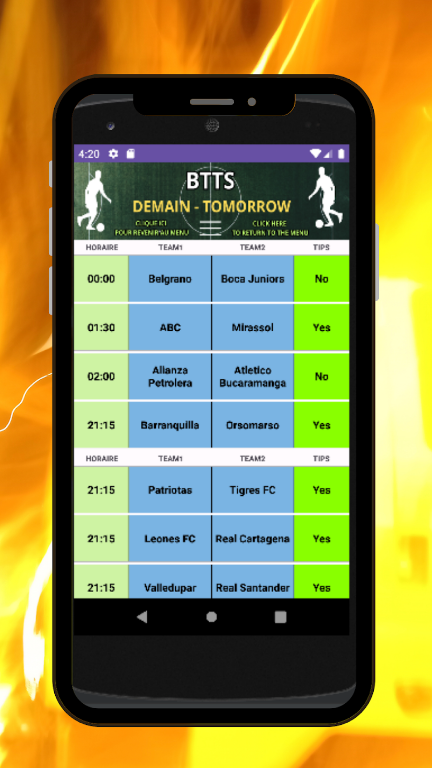 Predictions BTTS Bet App Download Latest Version  1.7 screenshot 1