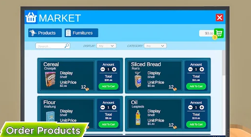 Store Management Simulator Mod Apk Unlimited Money  1.2.7 screenshot 1