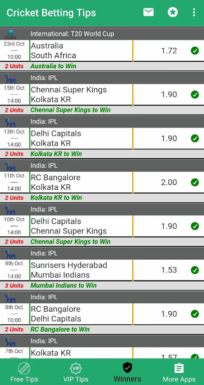 Cricket Betting Tips App Download Latest Version  3.1 screenshot 1