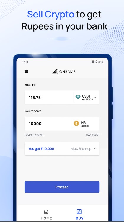 Onramp Money P2P Alternative app for android download  1.0.12 screenshot 2