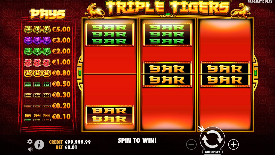 Demo Slot Triple Tigers